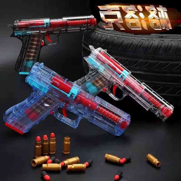54442021 transparent glock gun outdoor soft bullets manual pistol toy airsoft cs game ejection handgun for boys birthday gift
54442021 transparent glock gun outdoor soft bullets manual pistol toy airsoft cs game ejection handgun for boys birthday gift