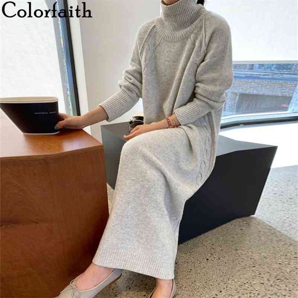 autumn winter women turtleneck straight oversize knitting dress elegant vintage long dresses dr2249 210416, Black;gray
autumn winter women turtleneck straight oversize knitting dress elegant vintage long dresses dr2249 210416, Black;gray