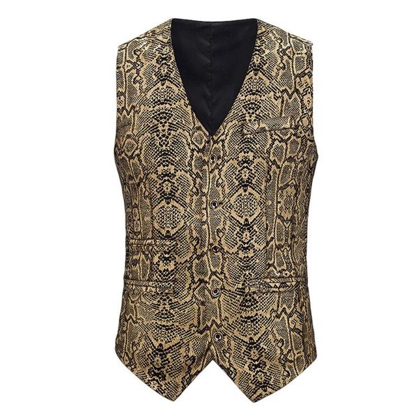men's vests tide mens vest party slim fit print pockets singers sleeveless jackets men vintage wedding club male custome waist coats ca, Black;white
men's vests tide mens vest party slim fit print pockets singers sleeveless jackets men vintage wedding club male custome waist coats ca, Black;white