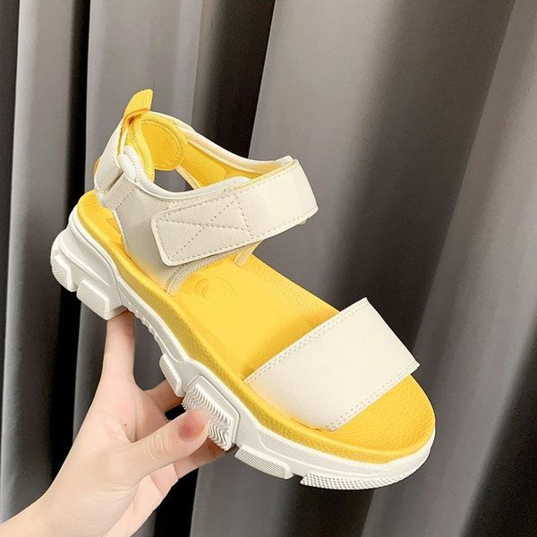 designers leather brand fashion hook loop wedges sandal beach open toe casual shoes woman women chunky sandals platform, Black
designers leather brand fashion hook loop wedges sandal beach open toe casual shoes woman women chunky sandals platform, Black