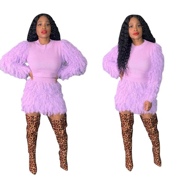 womans tassel knitted tracksuits fashion trend solid thick warm wool sweater outfits designer female fluff sleeve pants 2 piece sets, Gray
womans tassel knitted tracksuits fashion trend solid thick warm wool sweater outfits designer female fluff sleeve pants 2 piece sets, Gray