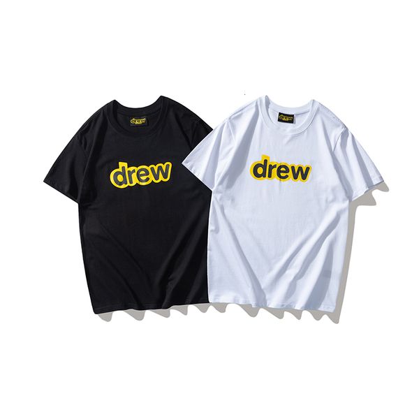 men's t-shirts short sleeve tees multi colors drew letter oversize summer streetwear casual women top, White;black
men's t-shirts short sleeve tees multi colors drew letter oversize summer streetwear casual women top, White;black