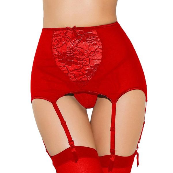bras sets women lace lingerie high waist garter underwear dress female flower panties stockings bragas thong eroic cloth, Red;black
bras sets women lace lingerie high waist garter underwear dress female flower panties stockings bragas thong eroic cloth, Red;black