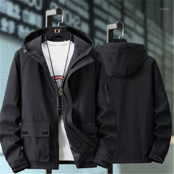 spring autumn jacket men's coat youth korean casual workwear hooded outerwear jackets, Black;brown
spring autumn jacket men's coat youth korean casual workwear hooded outerwear jackets, Black;brown