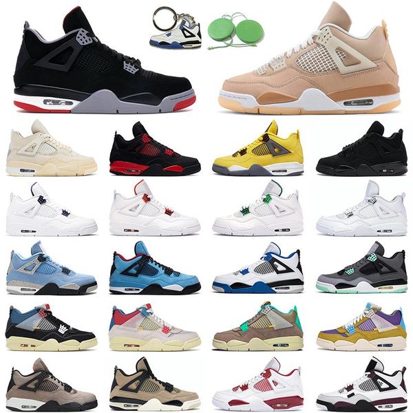 4 retro bred basketball shoes shimmer men women jumpman 4s university blue white oreo red thunder cactus jack green glow mens trainer pinrw, Black
4 retro bred basketball shoes shimmer men women jumpman 4s university blue white oreo red thunder cactus jack green glow mens trainer pinrw, Black