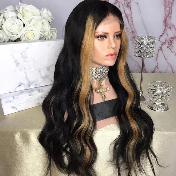wavy highlight blonde 13x6 lace human hair wigs with baby brazilian for black women natural hairline1, Black;brown
wavy highlight blonde 13x6 lace human hair wigs with baby brazilian for black women natural hairline1, Black;brown