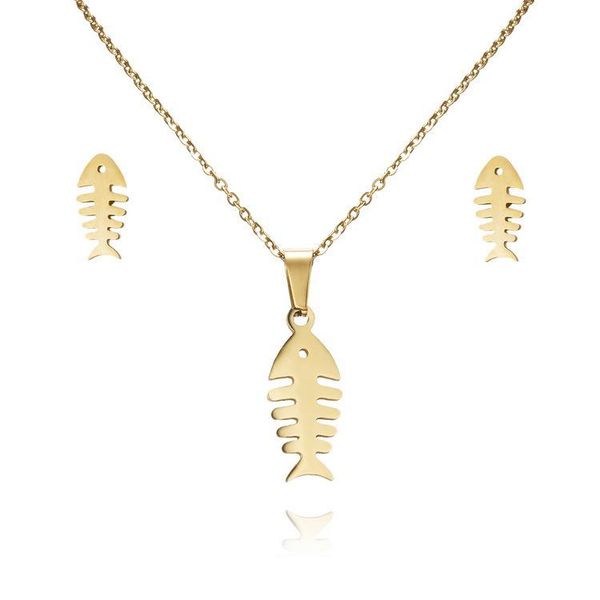 earrings & necklace juwelen sets for women stainless steel jewelry set fish gouden oorbellen ladies kid girl children statement gift brinco, Silver
earrings & necklace juwelen sets for women stainless steel jewelry set fish gouden oorbellen ladies kid girl children statement gift brinco, Silver