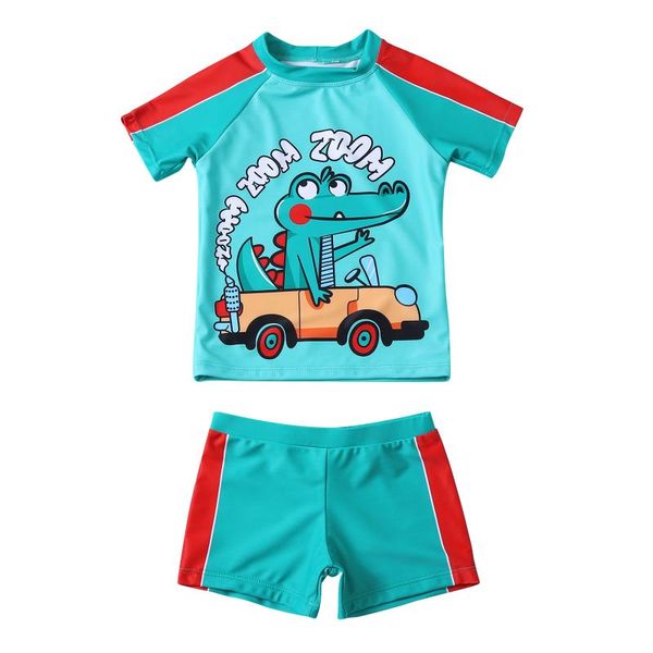 cartoon kids boys fashion 2pc swimming suit short sleeve print +bottoms shorts set 2-8t one-pieces, Black
cartoon kids boys fashion 2pc swimming suit short sleeve print +bottoms shorts set 2-8t one-pieces, Black
