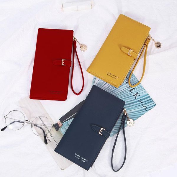 wallets 2021 long wallet women fashion simple ladies zipper clutch bag buckle womens and purses leather purse, Red;black
wallets 2021 long wallet women fashion simple ladies zipper clutch bag buckle womens and purses leather purse, Red;black
