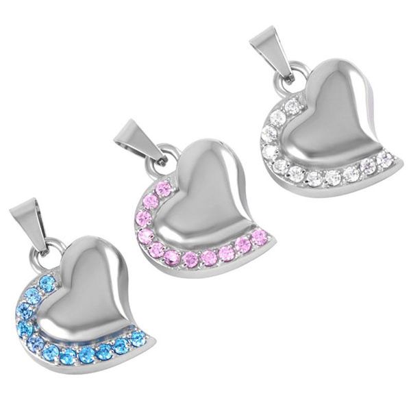 pendant necklaces 8018 heart with blue/pink/white crystal urn necklace cremation jewellery ashes memorial keepsake, Silver
pendant necklaces 8018 heart with blue/pink/white crystal urn necklace cremation jewellery ashes memorial keepsake, Silver