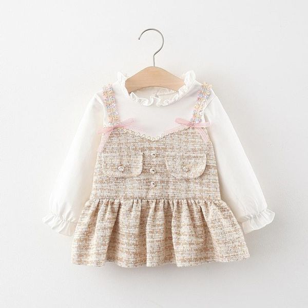 girl's dresses baby kids princess clothing fall children's sweet dress infant bow party vestidos tweed plaid elegant costume 0-2 ye, Red;yellow
girl's dresses baby kids princess clothing fall children's sweet dress infant bow party vestidos tweed plaid elegant costume 0-2 ye, Red;yellow