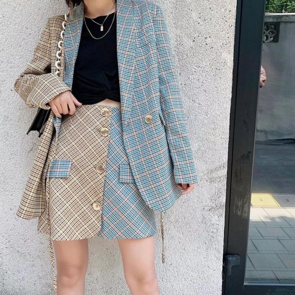 work dresses elegant two-pieces women short suit casual streetwear suits female blazer sets chic 2021 office ladies, White;black
work dresses elegant two-pieces women short suit casual streetwear suits female blazer sets chic 2021 office ladies, White;black
