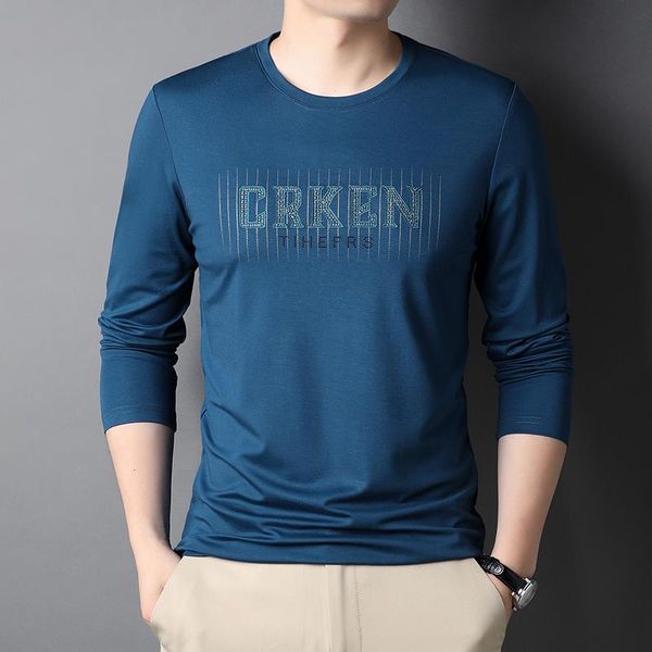 men's t-shirts 2021 fashion brand spring fall mens casual long sleeve t shirt round neck american style men street clothes, White;black
men's t-shirts 2021 fashion brand spring fall mens casual long sleeve t shirt round neck american style men street clothes, White;black