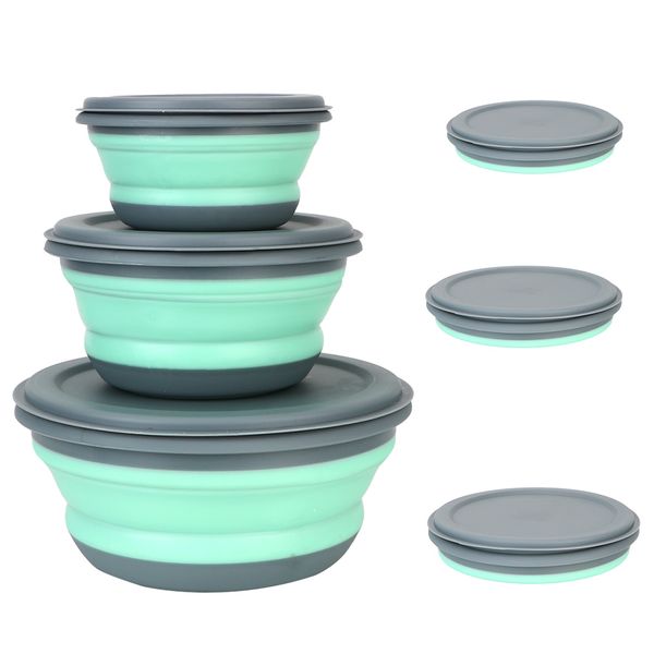 3 pcs set silicone folding drinkware lunch box with lid portable picnic camping bowl kitchen tableware kit foldable fruit salad 1222094
3 pcs set silicone folding drinkware lunch box with lid portable picnic camping bowl kitchen tableware kit foldable fruit salad 1222094