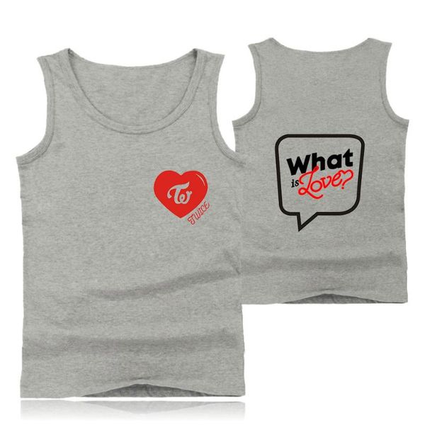 women's tanks & camis twice kpop love heart tank funny print homewear sleeveless men/women outwork casual clothes, White
women's tanks & camis twice kpop love heart tank funny print homewear sleeveless men/women outwork casual clothes, White