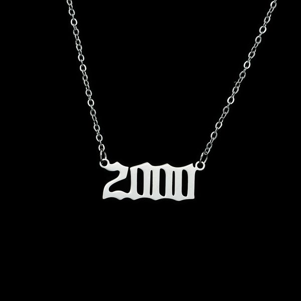 10pcs letter birth year 2000-2009 necklace stainless steel old english number pendant charm chain minimalist jewelry for women birthday grad, Silver
10pcs letter birth year 2000-2009 necklace stainless steel old english number pendant charm chain minimalist jewelry for women birthday grad, Silver