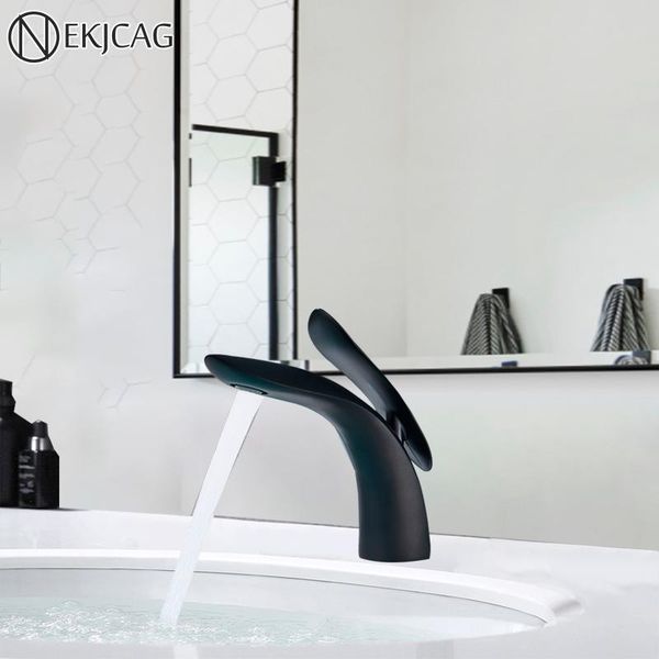 nekjcag luxury basin faucets matte black bathroom faucet single handle cold water tap mixer taps sink
nekjcag luxury basin faucets matte black bathroom faucet single handle cold water tap mixer taps sink