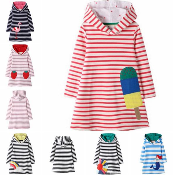 baby designer clothes flamingo appliqued princess dresses cotton long sleeve girl outfits striped children hooded dress 6 designs bt4378, Red;yellow
baby designer clothes flamingo appliqued princess dresses cotton long sleeve girl outfits striped children hooded dress 6 designs bt4378, Red;yellow