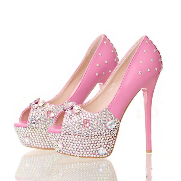 dress shoes handmade women prom pumps with ab rhinestone pink peep toe wedding anniversary party in, Black
dress shoes handmade women prom pumps with ab rhinestone pink peep toe wedding anniversary party in, Black