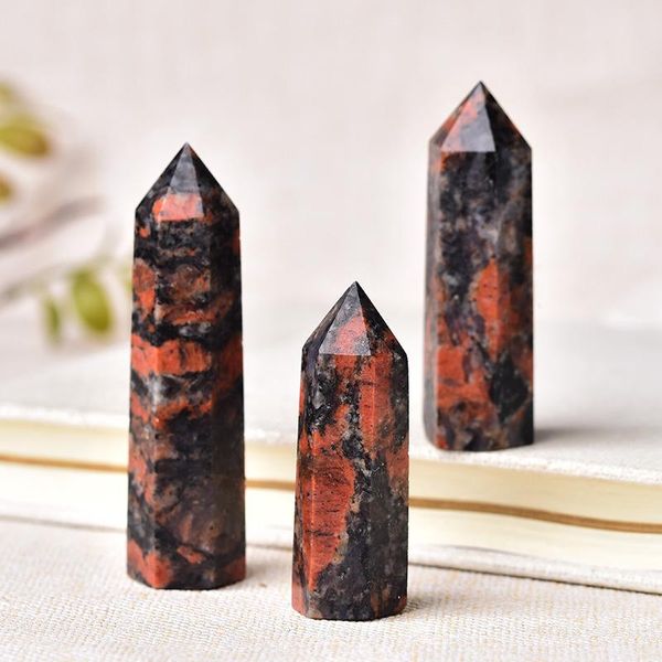 decorative objects & figurines 1pc natural crystal red labradorite healing energy stone reiki obelisk quartz tower wand ornament for home de
decorative objects & figurines 1pc natural crystal red labradorite healing energy stone reiki obelisk quartz tower wand ornament for home de