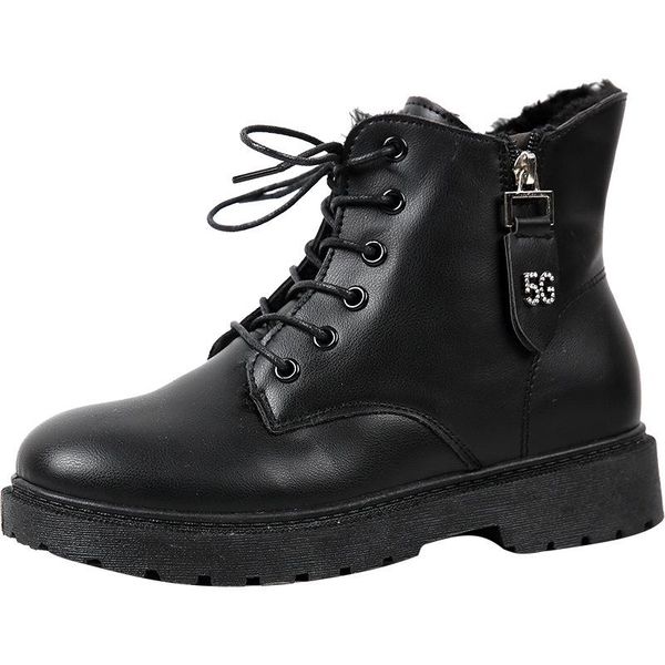 boots women's winter 2021 snow leather shoes thick cotton retro woman warm plush ankle, Black
boots women's winter 2021 snow leather shoes thick cotton retro woman warm plush ankle, Black