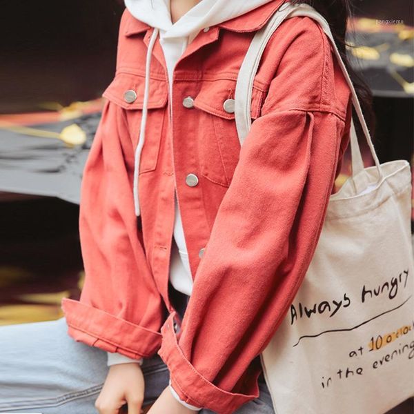 women's jackets loose denim puff sleeve solid soft polyester shopping casual women coat, Black;brown
women's jackets loose denim puff sleeve solid soft polyester shopping casual women coat, Black;brown