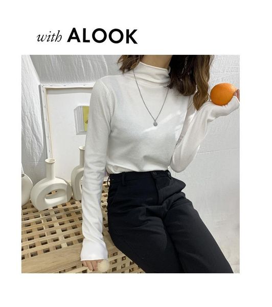 women's sweaters aecu turtleneck autumn winter thin pullover jumper knitted sweater pull femme hiver 2021, White;black
women's sweaters aecu turtleneck autumn winter thin pullover jumper knitted sweater pull femme hiver 2021, White;black