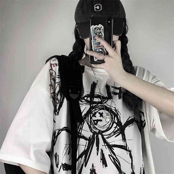 gothic vintage preppy t shirt women clothing t-shirt clothes streetwear harajuku high street summer tshirt 210623, White
gothic vintage preppy t shirt women clothing t-shirt clothes streetwear harajuku high street summer tshirt 210623, White