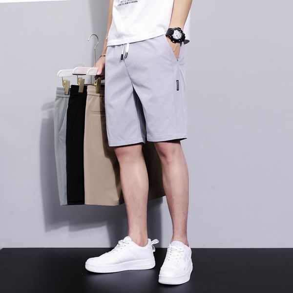 men's shorts summer men straight sports short male pant beachwear thin bulk elastic waist boardshorts plus size 28-38, White;black 
men's shorts summer men straight sports short male pant beachwear thin bulk elastic waist boardshorts plus size 28-38, White;black