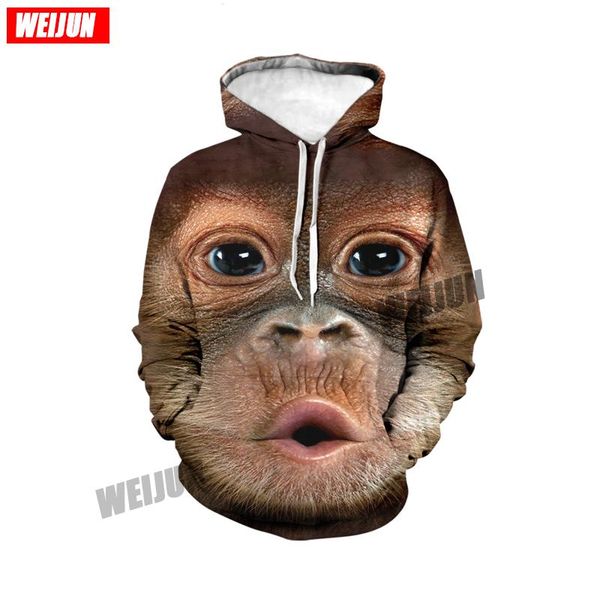 men's hoodies & sweatshirts 3d printed animal gorilla hoodie man harajuku hood sweatshirt jacket hip-hop hipster xs-6xl, Black
men's hoodies & sweatshirts 3d printed animal gorilla hoodie man harajuku hood sweatshirt jacket hip-hop hipster xs-6xl, Black