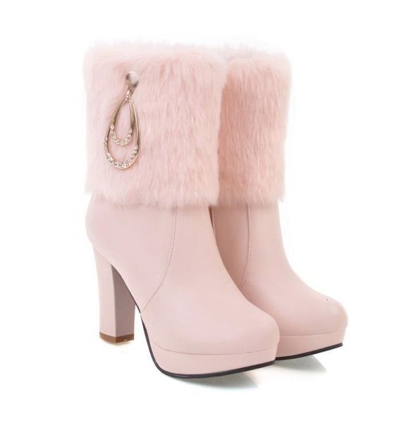 with box size 35 to 43 beige thick heel fur bridal wedding shoes ankle booties luxury designer women boots, Black
with box size 35 to 43 beige thick heel fur bridal wedding shoes ankle booties luxury designer women boots, Black