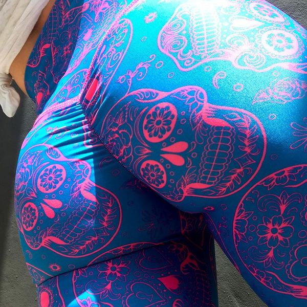 women's leggings blue slim fitness women jogger track pants skull print high waist workout clothes for pleated sweat 2021, Black
women's leggings blue slim fitness women jogger track pants skull print high waist workout clothes for pleated sweat 2021, Black