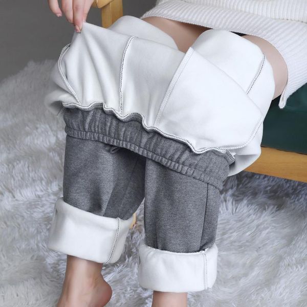 women's pants & capris jogger winter velvet sports elastic waist loose casual gray cotton sweatpants trousers women streetwear, Black;white
women's pants & capris jogger winter velvet sports elastic waist loose casual gray cotton sweatpants trousers women streetwear, Black;white