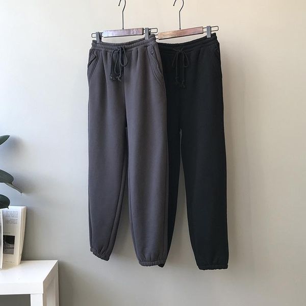 women winter pants casual loose thick warm female elastic waist trousers outwear high solid harem women's & capris, Black;white
women winter pants casual loose thick warm female elastic waist trousers outwear high solid harem women's & capris, Black;white