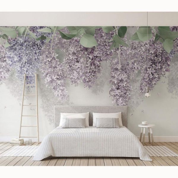wallpapers modern purple flower po wall paper mural stickers wedding room bedroom papel de parede 3d self adhesive /silk wallpaper
wallpapers modern purple flower po wall paper mural stickers wedding room bedroom papel de parede 3d self adhesive /silk wallpaper