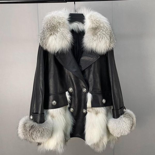 women's fur & faux 2021 winter harajuku female black real sheepskin coat luxury natural jacket thicken overcoat
women's fur & faux 2021 winter harajuku female black real sheepskin coat luxury natural jacket thicken overcoat