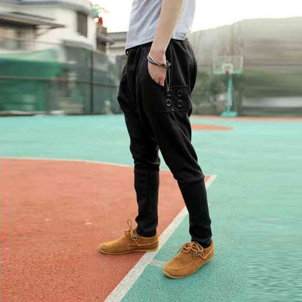 men's pants men harem baggy hip hop dance sweat solid color casual trousers slacks outwear sweatpants zadp, Black
men's pants men harem baggy hip hop dance sweat solid color casual trousers slacks outwear sweatpants zadp, Black