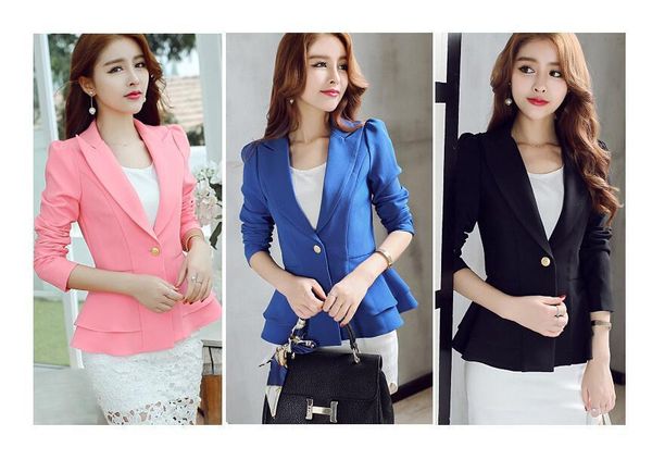 women's suits & blazers ladies 2021 fashion single button blazer women suit jacket black /bule blaser female plus size femme, White;black
women's suits & blazers ladies 2021 fashion single button blazer women suit jacket black /bule blaser female plus size femme, White;black
