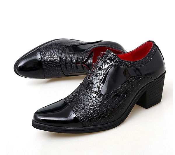 men genuine wingtip leather platform oxford luxurys shoes pointed toe lace-up oxfords dress brogues wedding shoe, Black
men genuine wingtip leather platform oxford luxurys shoes pointed toe lace-up oxfords dress brogues wedding shoe, Black