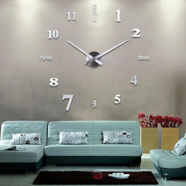 wall clocks diy mirror clock sticker acrylic 3d roman numbers room art home decals for living watch office a5q6
wall clocks diy mirror clock sticker acrylic 3d roman numbers room art home decals for living watch office a5q6