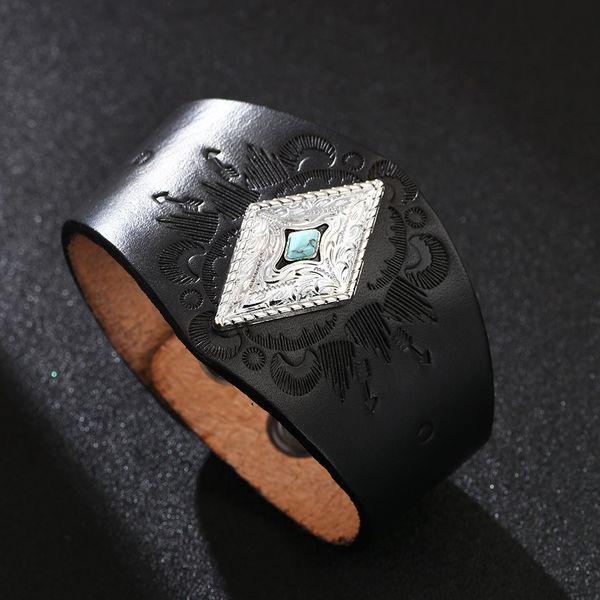 qinuo new national style atmospheric pattern cowhide bracelet leather bracelet jewelry, Golden;silver
qinuo new national style atmospheric pattern cowhide bracelet leather bracelet jewelry, Golden;silver