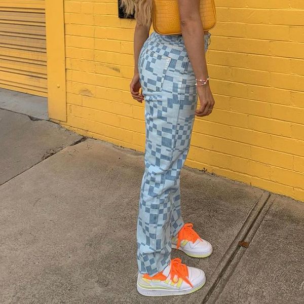 women's jeans patchwork high waist capri pants cargo street plaid printed y2k womens vintage skinny korean straight leg, Blue
women's jeans patchwork high waist capri pants cargo street plaid printed y2k womens vintage skinny korean straight leg, Blue