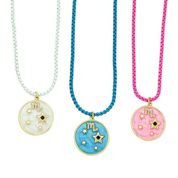 chains star constellation disc pendant necklace for girls multicolor cz opal stone enamel neck chain bohemian jewelry estrella, Silver
chains star constellation disc pendant necklace for girls multicolor cz opal stone enamel neck chain bohemian jewelry estrella, Silver