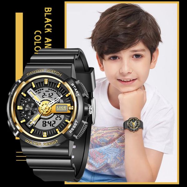 wristwatches lige children watches cute kids sports cartoon watch for girls boys rubber children's digital led reloj, Slivery;brown
wristwatches lige children watches cute kids sports cartoon watch for girls boys rubber children's digital led reloj, Slivery;brown