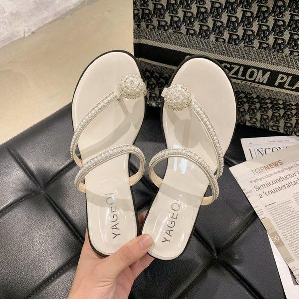 slippers women's flip flops 2021 summer solid color the round head comfortable open toe sandals high heel shoes shallow, Black
slippers women's flip flops 2021 summer solid color the round head comfortable open toe sandals high heel shoes shallow, Black