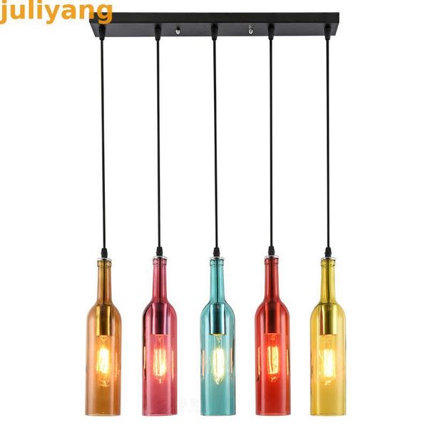 pendant lamps juliyang loft vintage colourful glass lights e27 e26 wine bottle hanging lamp for kitchen restaurant cafe bar fixture
pendant lamps juliyang loft vintage colourful glass lights e27 e26 wine bottle hanging lamp for kitchen restaurant cafe bar fixture