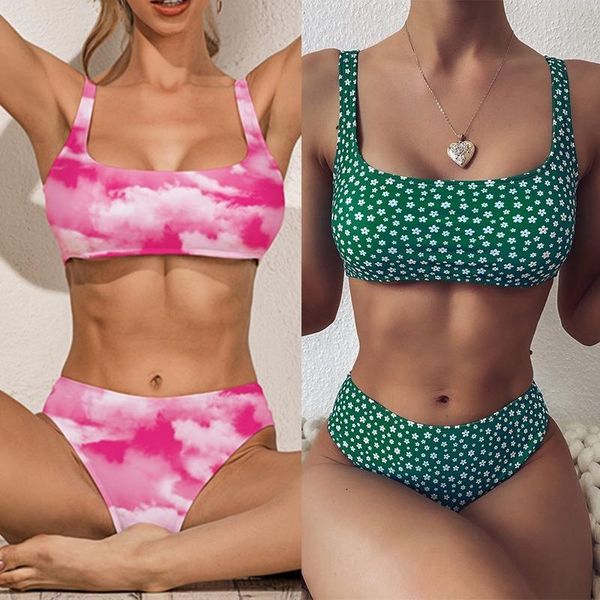 one-piece suits 2021 bikini floral print swimsuit high waist set tie-dye swiwmear bikinis beach women two pieces bathing suit
one-piece suits 2021 bikini floral print swimsuit high waist set tie-dye swiwmear bikinis beach women two pieces bathing suit