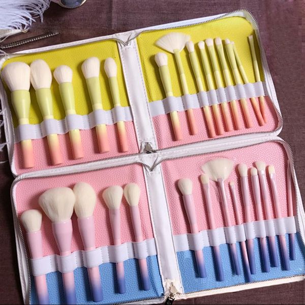 makeup brushes 14pcs gradient set comfortable synthetic hair make up brush foundation eye shadow lip with cosmetic bag
makeup brushes 14pcs gradient set comfortable synthetic hair make up brush foundation eye shadow lip with cosmetic bag