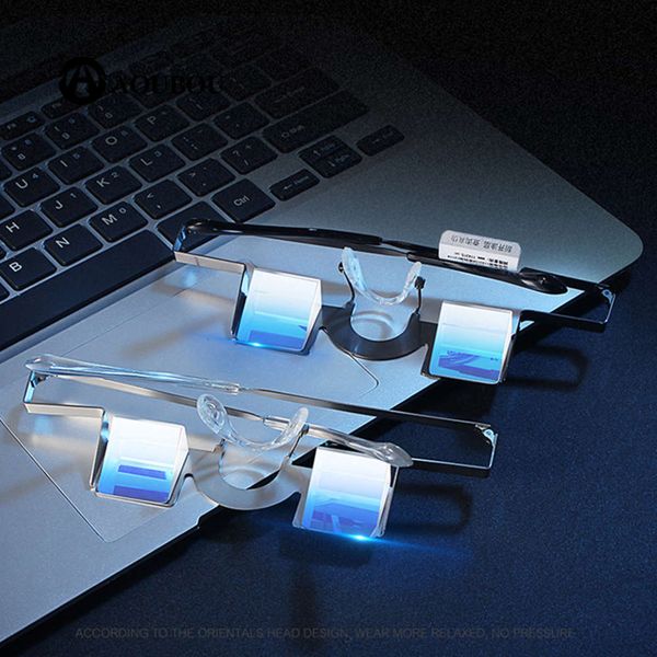 prism breaking creative lounger horizontal playing mobile phone reading newspaper look at the computer bed mode glasses, Black
prism breaking creative lounger horizontal playing mobile phone reading newspaper look at the computer bed mode glasses, Black