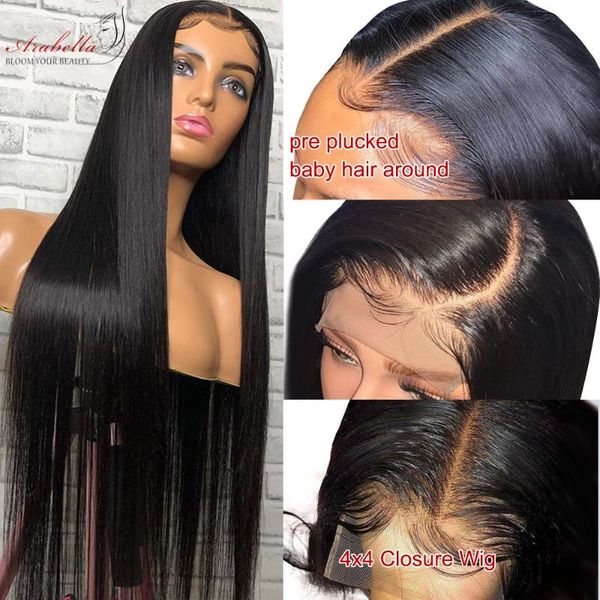 lace wigs 4x4 transparent closure wig with baby hair preplucked bleached knots arabella remy human front, Black;brown
lace wigs 4x4 transparent closure wig with baby hair preplucked bleached knots arabella remy human front, Black;brown
